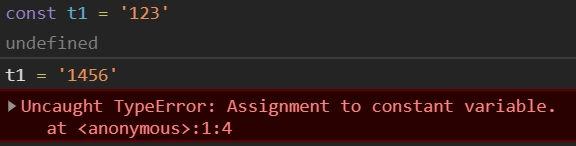 重新指定 const 變數時出現 Assignment to constant variable 錯誤