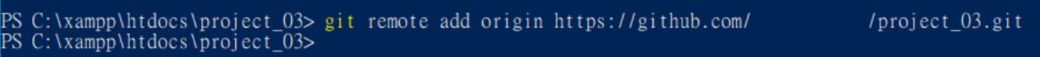 PowerShell 執行 git remote add origin，成功時沒有其他訊息